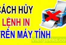 Video hướng dẫn hủy lệnh in trên win 10