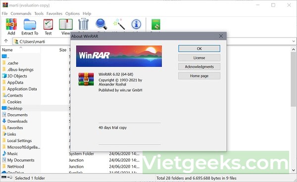 Giải nén WinRAR mang đến trải nghiệm tốt nhất cho người dùng