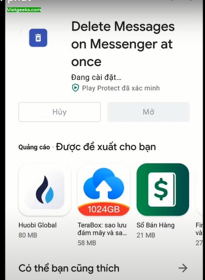 Tải ứng dụng Delete Messenger