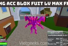 Tặng acc Blox Fruit